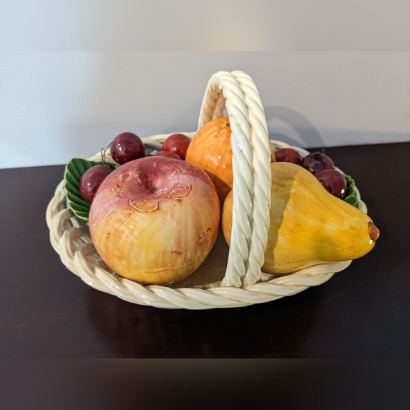Italian ceramic fruit bowl - Picture 3 of 11